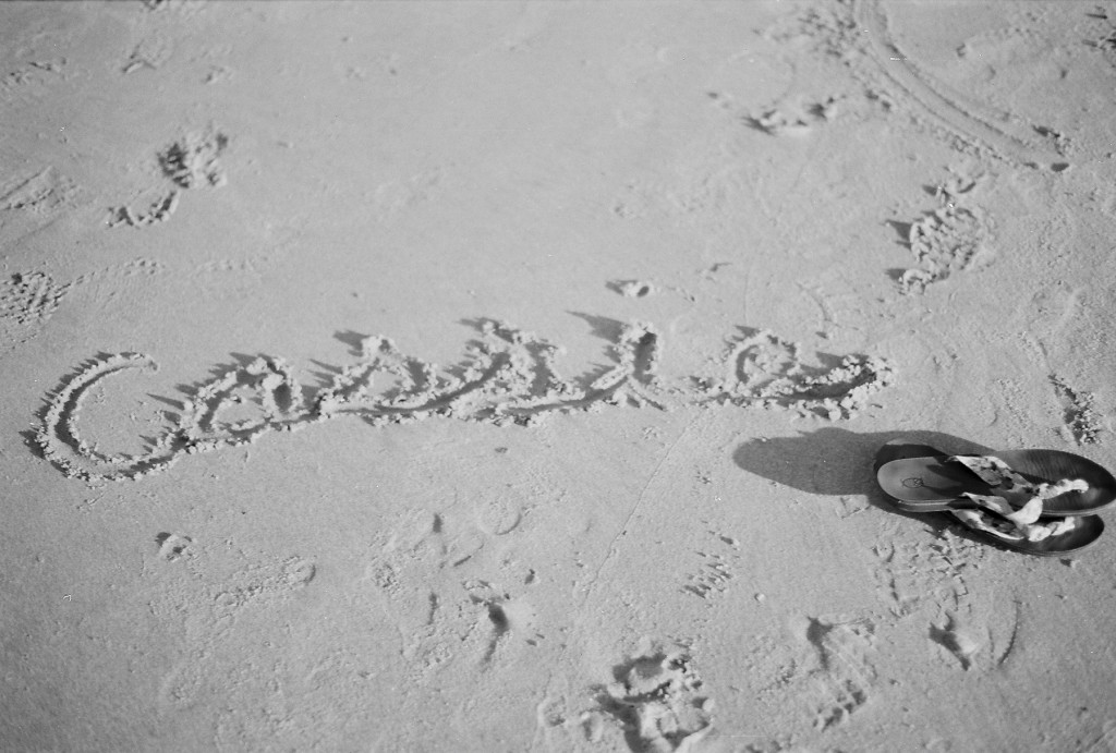 name in the sand