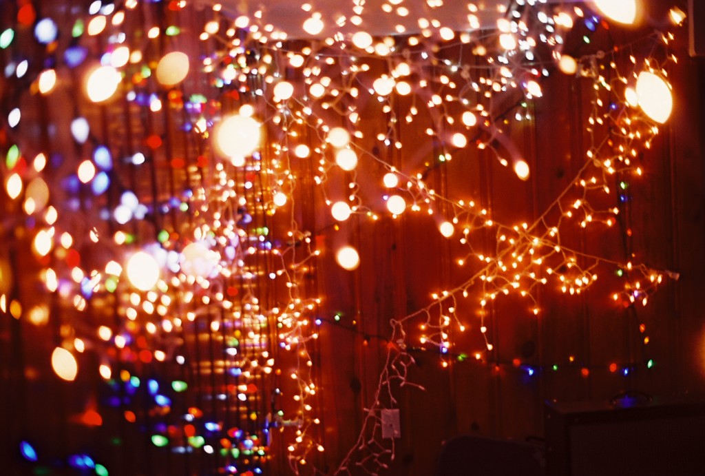 bokeh Christmas lights