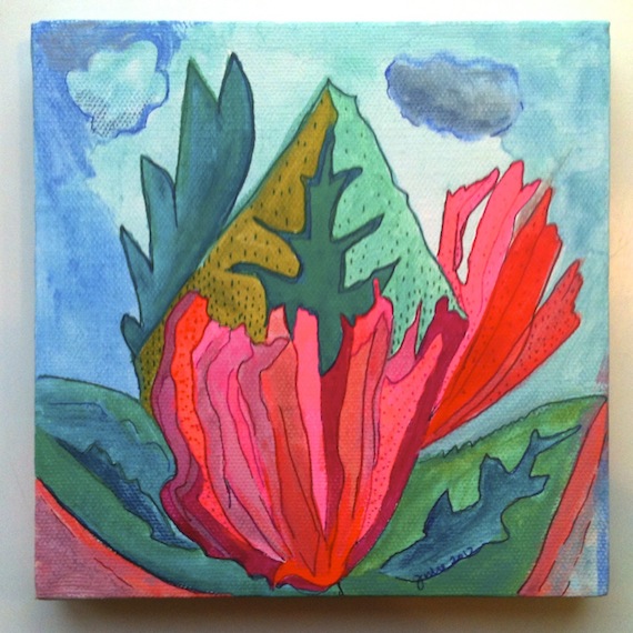can't stop painting plants