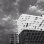 black and white DTLA