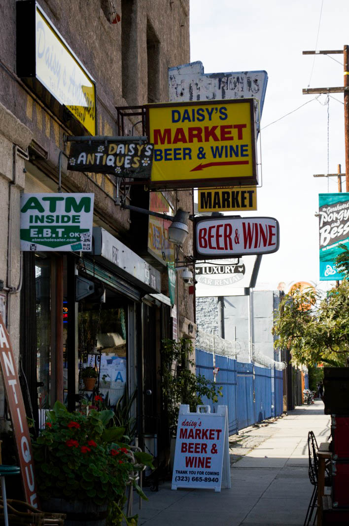 Sunset Blvd. signs