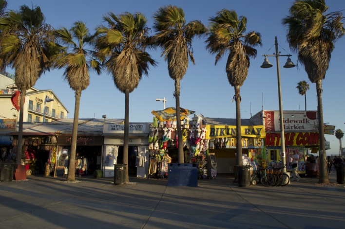 Venice beach boardwalk